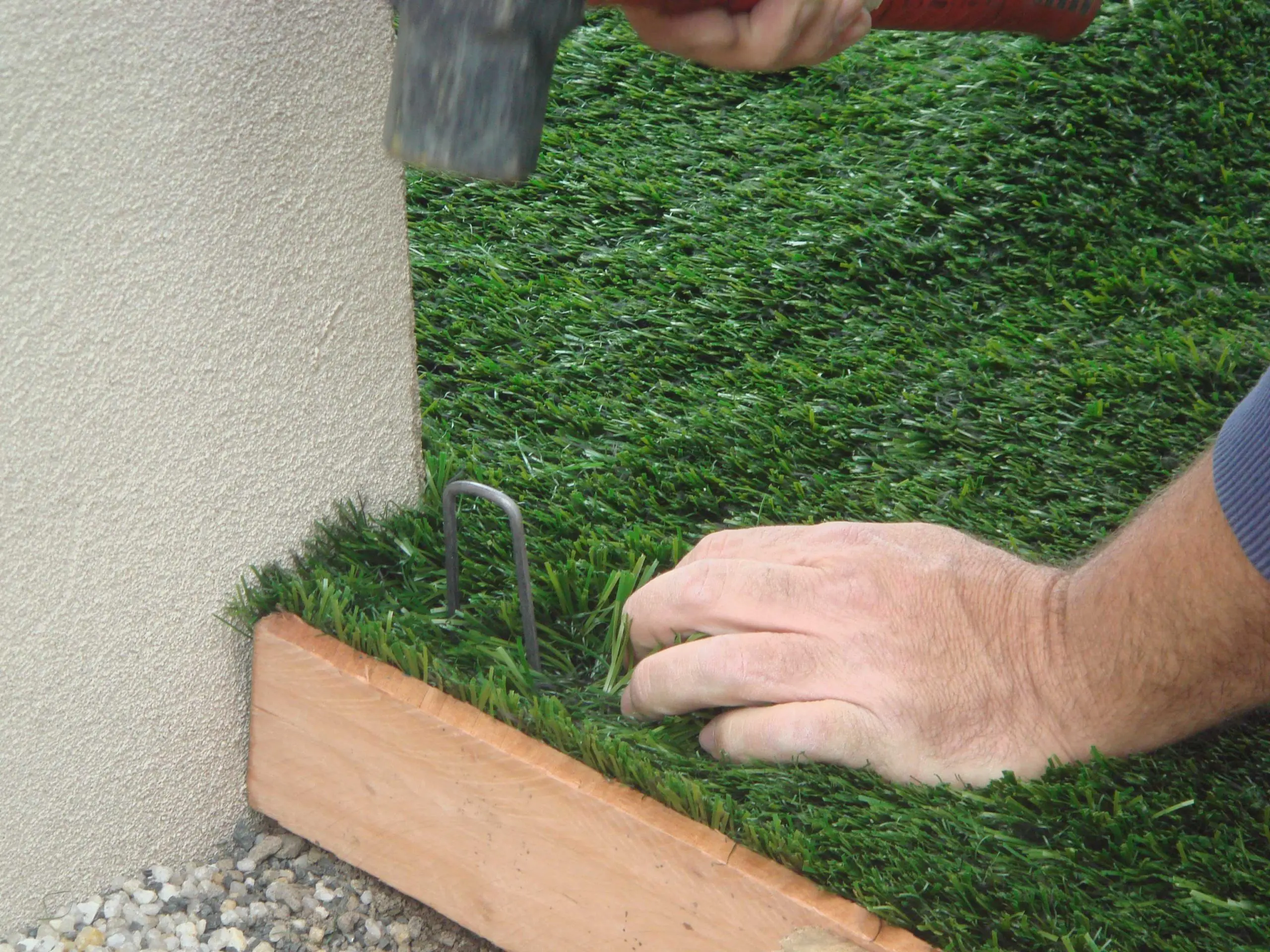 Artificial Turf Drainage System Installation in Missouri City, TX
